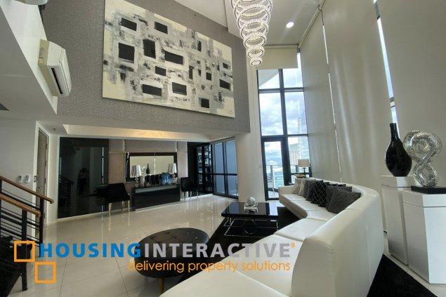 fully furnished 4br unit with parking for sale in arya residences