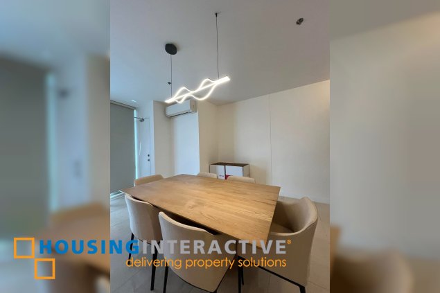 fully furnished 3br unit with balcony and parking for sale in east gallery place