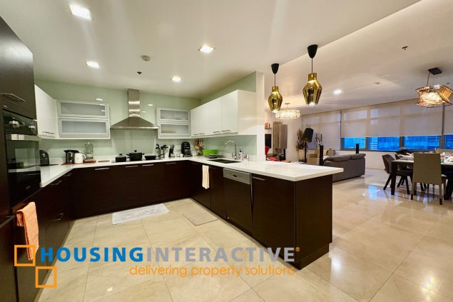 fully furnished 3br unit for lease/sale in the suites