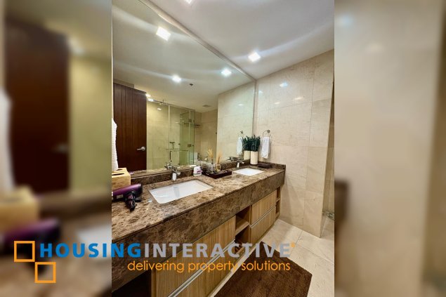 fully furnished 3br unit for lease/sale in the suites