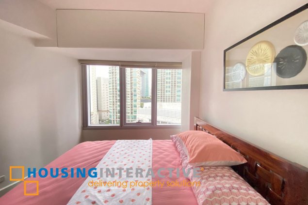 fully furnished 2br unit with parking for lease in proscenium residences