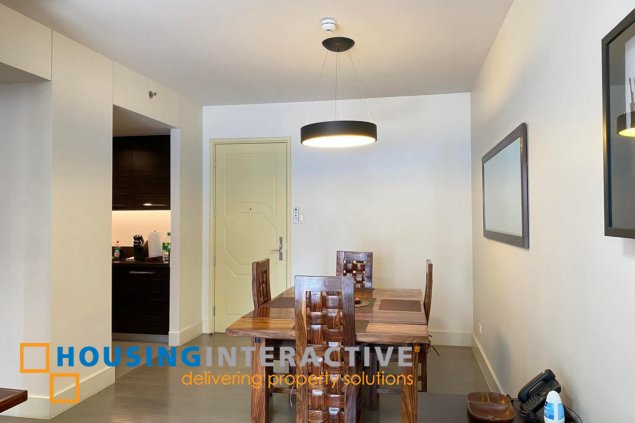 fully furnished 2br unit with parking for lease in proscenium residences