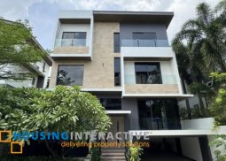 semi-furnished 5br house for lease in mckinley hill village