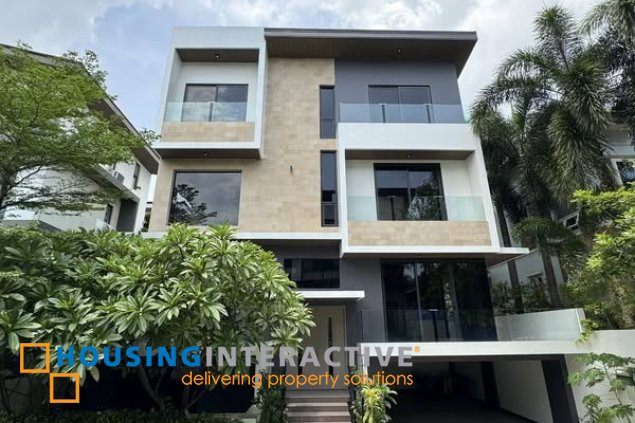 semi-furnished 5br house for lease in mckinley hill village