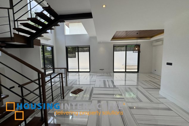 semi-furnished 5br house for lease in mckinley hill village
