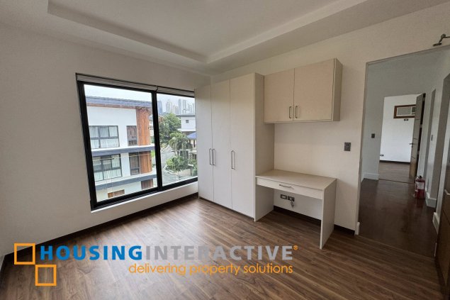 semi-furnished 5br house for lease in mckinley hill village