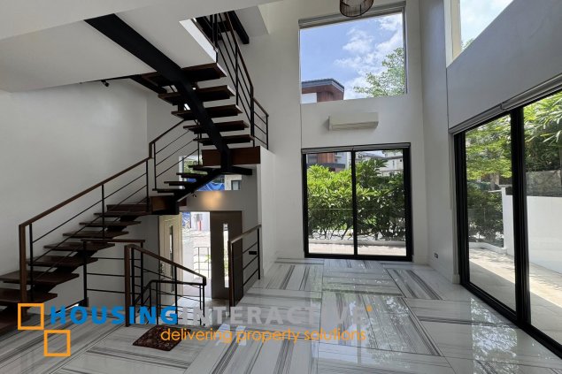 semi-furnished 5br house for lease in mckinley hill village