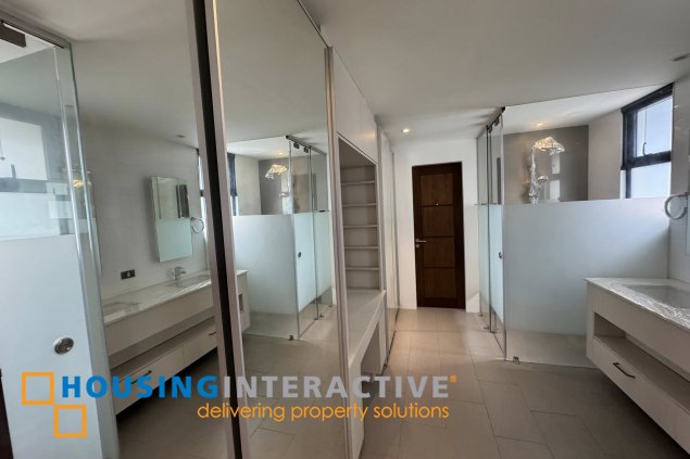 semi-furnished 5br house for lease in mckinley hill village