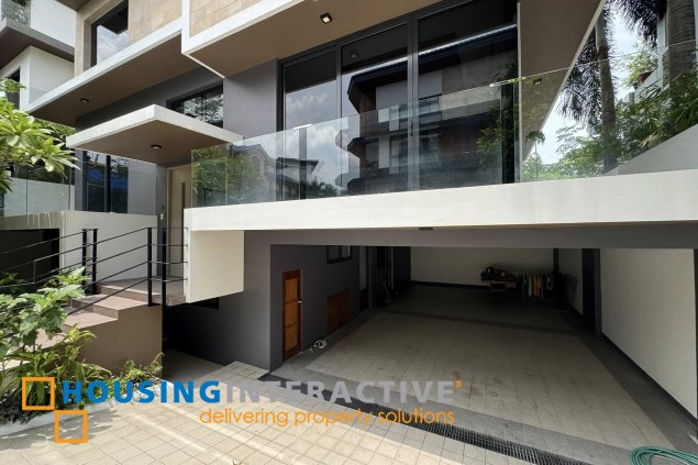 semi-furnished 5br house for lease in mckinley hill village