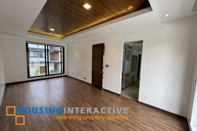 semi-furnished 5br house for lease in mckinley hill village