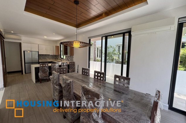 semi-furnished 5br house for lease in mckinley hill village
