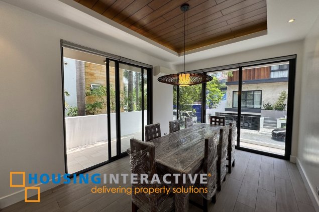 semi-furnished 5br house for lease in mckinley hill village