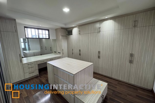 5br house for lease in mckinley hill village