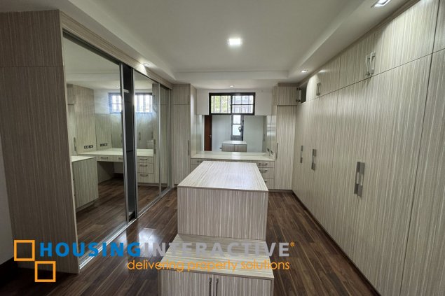 5br house for lease in mckinley hill village
