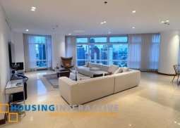 fully furnished 3br unit with parking for lease in two roxas triangle