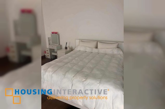 fully furnished 3br unit with parking for lease in two roxas triangle