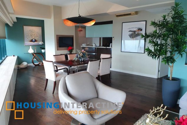 one rockwell furnished 2br condo unit for lease