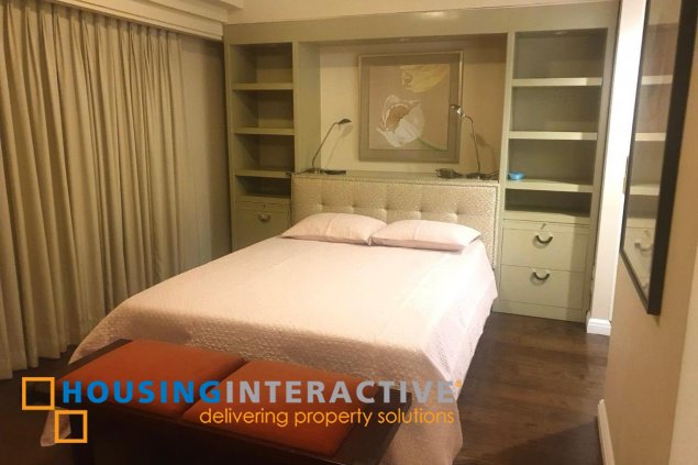 one rockwell furnished 2br condo unit for lease