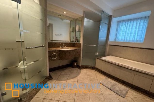 fully furnished 3br unit with parking for lease in pacific towers