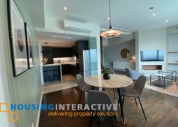 fully furnished 2br unit with parking for lease in one legaspi park