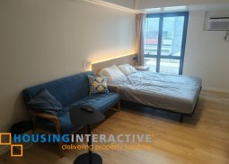 fully furnished studio unit for lease in the gentry residences