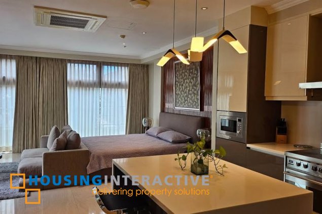 studio unit with balcony and parking for rent in makati