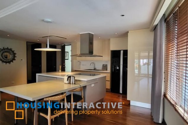 1br penthouse unit with parking for lease in poblacion, makati