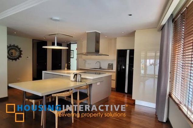 1br penthouse unit with parking for lease in poblacion, makati