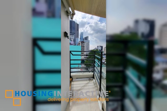 1br penthouse unit with parking for lease in poblacion, makati
