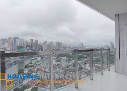 semi-furnished 1br unit with balcony and parking for sale in proscenium at rockwell