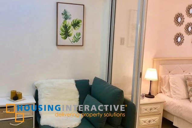 fully furnished 1br unit for lease in azure urban resort residences
