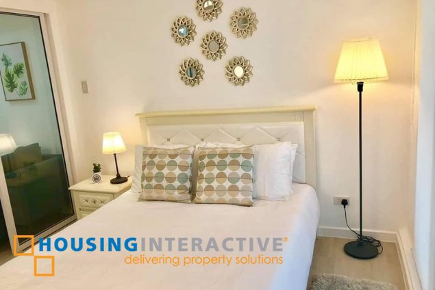 fully furnished 1br unit for lease in azure urban resort residences