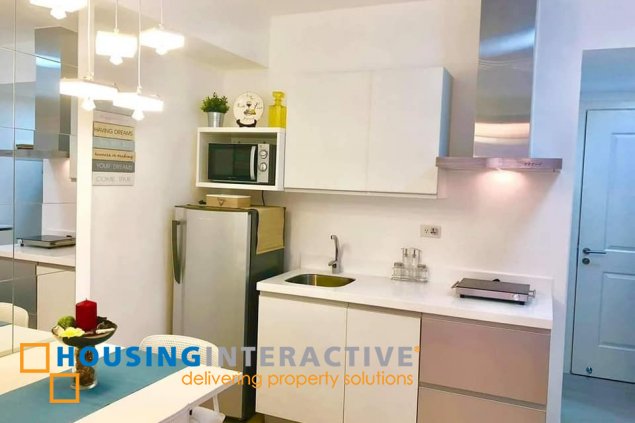 fully furnished 1br unit for lease in azure urban resort residences