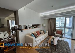 fully furnished 2br unit with parking for lease in one serendra