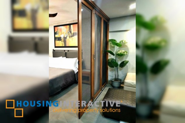 fully furnished 1br unit with balcony for rent in virra condominiums, makati