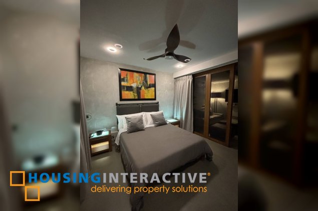 fully furnished 1br unit with balcony for rent in virra condominiums, makati