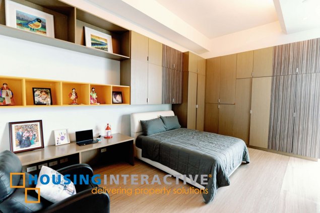 fully furnished 3br penthouse unit with parking for sale in bellagio one