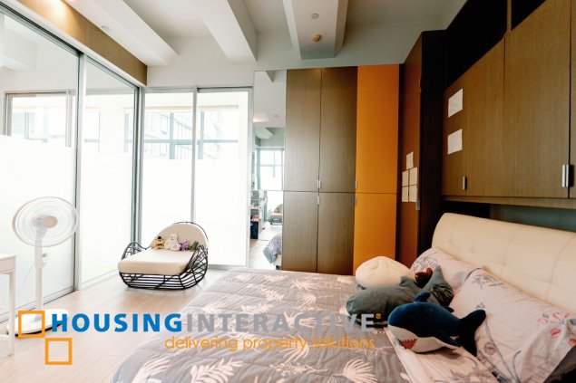 fully furnished 3br penthouse unit with parking for sale in bellagio one