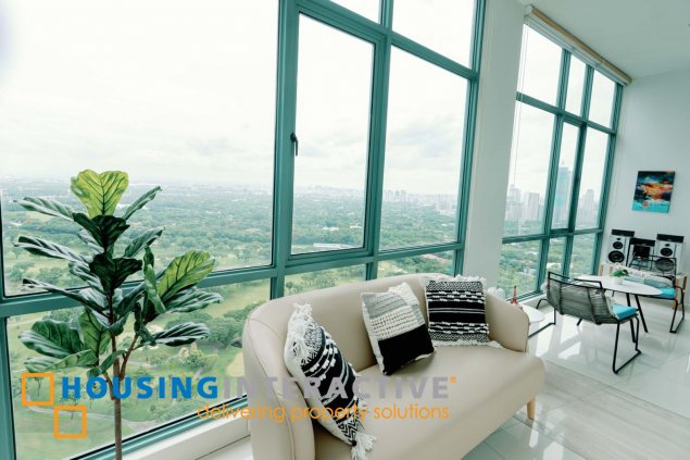 fully furnished 3br penthouse unit with parking for sale in bellagio one