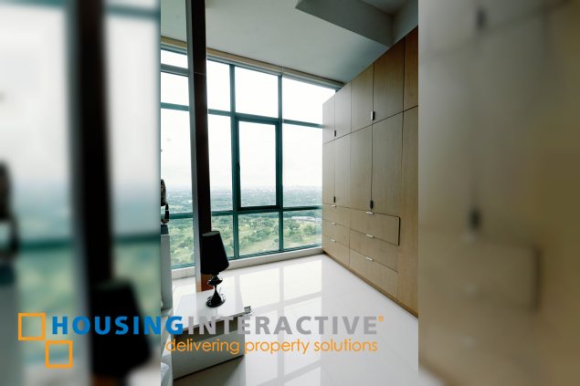 fully furnished 3br penthouse unit with parking for sale in bellagio one