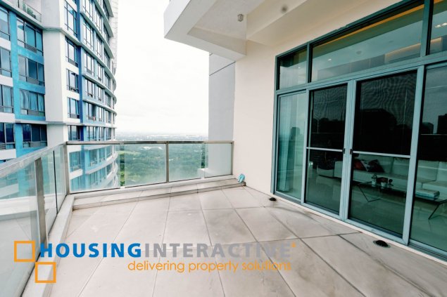 fully furnished 3br penthouse unit with parking for sale in bellagio one