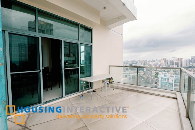 fully furnished 3br penthouse unit with parking for sale in bellagio one