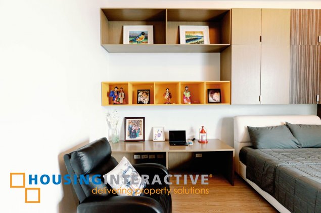 fully furnished 3br penthouse unit with parking for sale in bellagio one
