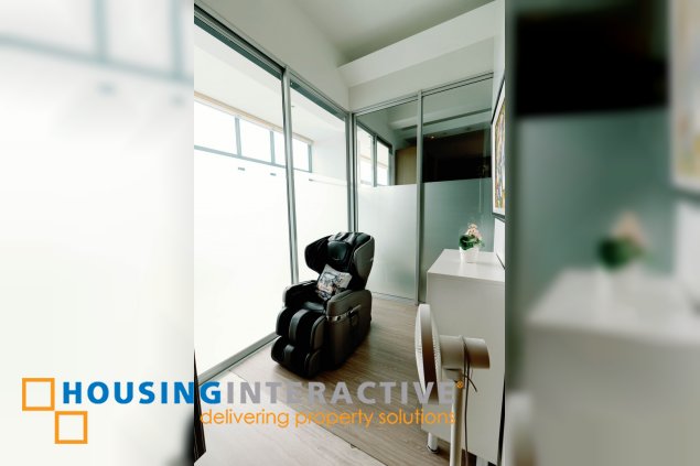 fully furnished 3br penthouse unit with parking for sale in bellagio one