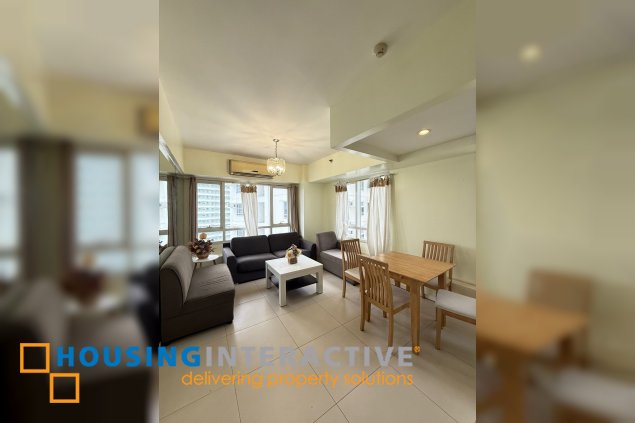 fully furnished 2br unit with parking for sale/rent in the columns legazpi