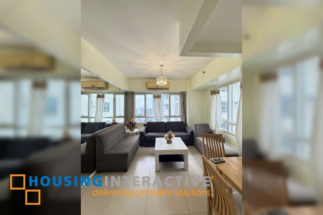 fully furnished 2br unit with parking for sale/rent in the columns legazpi
