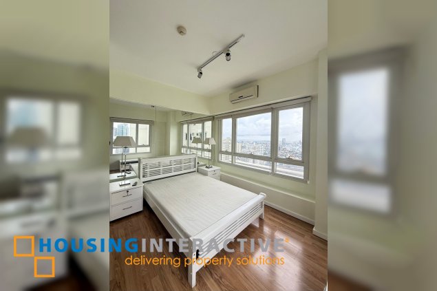 fully furnished 2br unit with parking for sale/rent in the columns legazpi
