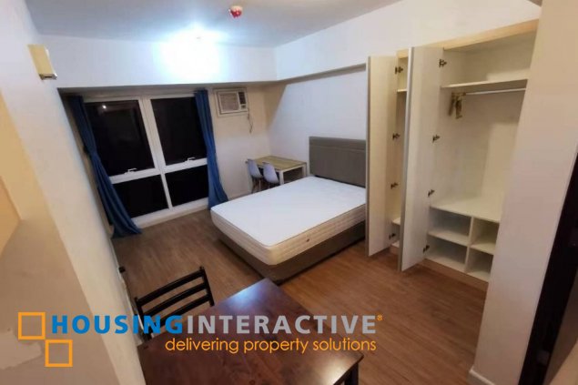 fully furnished studio unit for lease in the lerato
