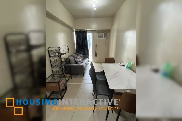 fully furnished 3br unit with balcony and parking for lease in avida towers turf