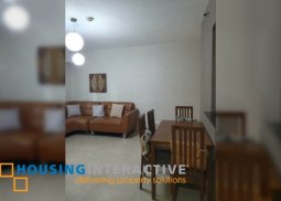 furnished 2br unit with parking for rent in two serendra